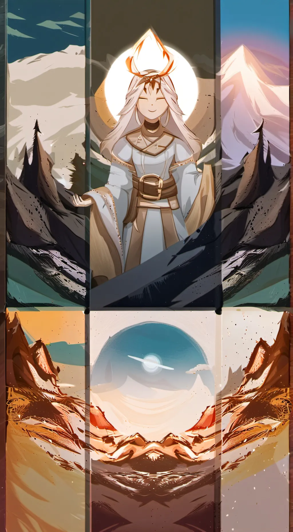 ai character: Mystic Flour cooki background