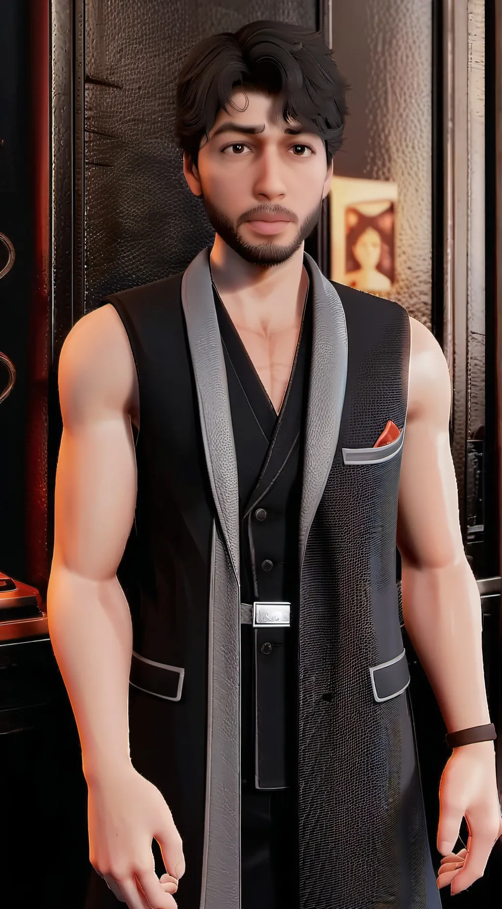 ai character: masterogogay background