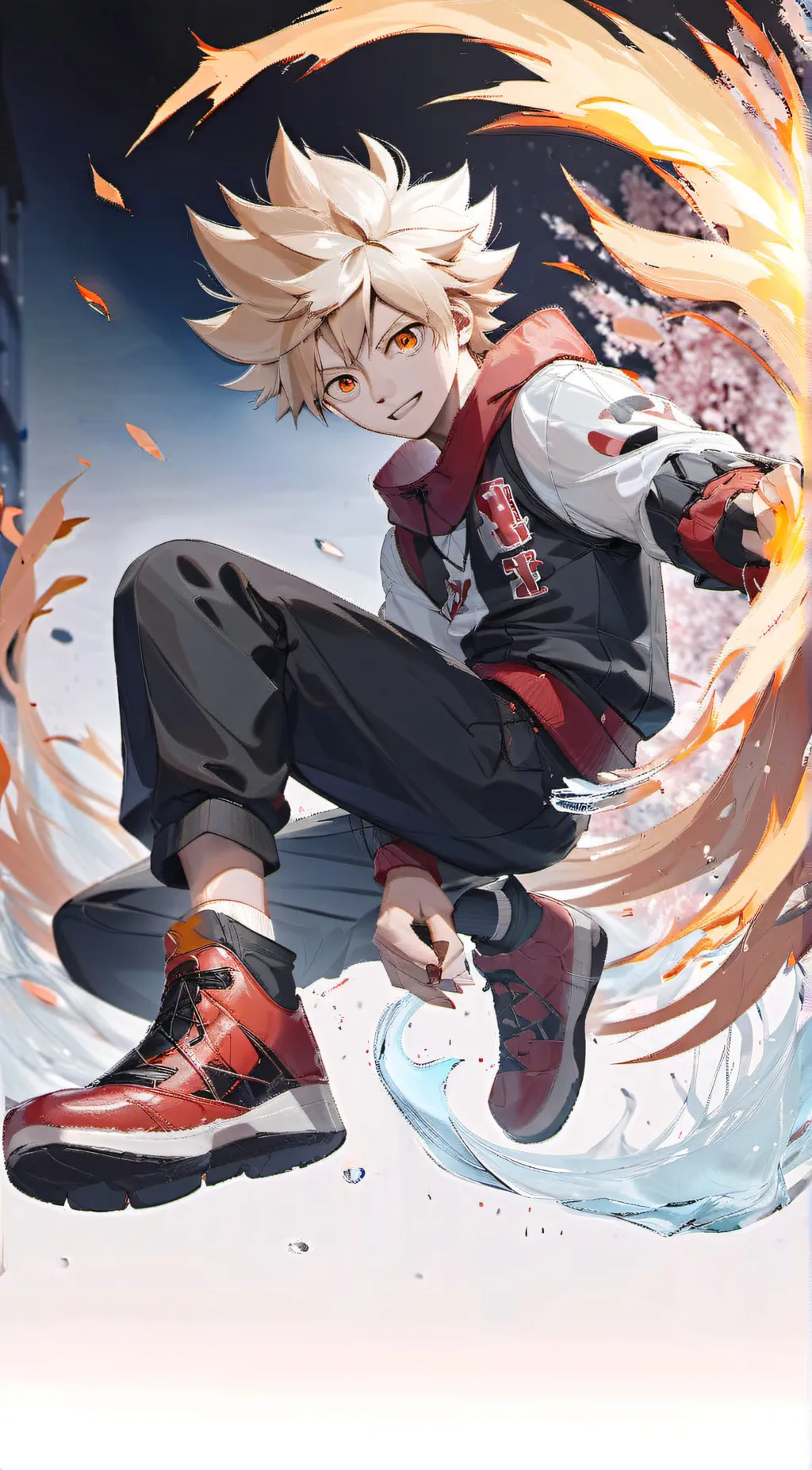 ai character: bakugo background