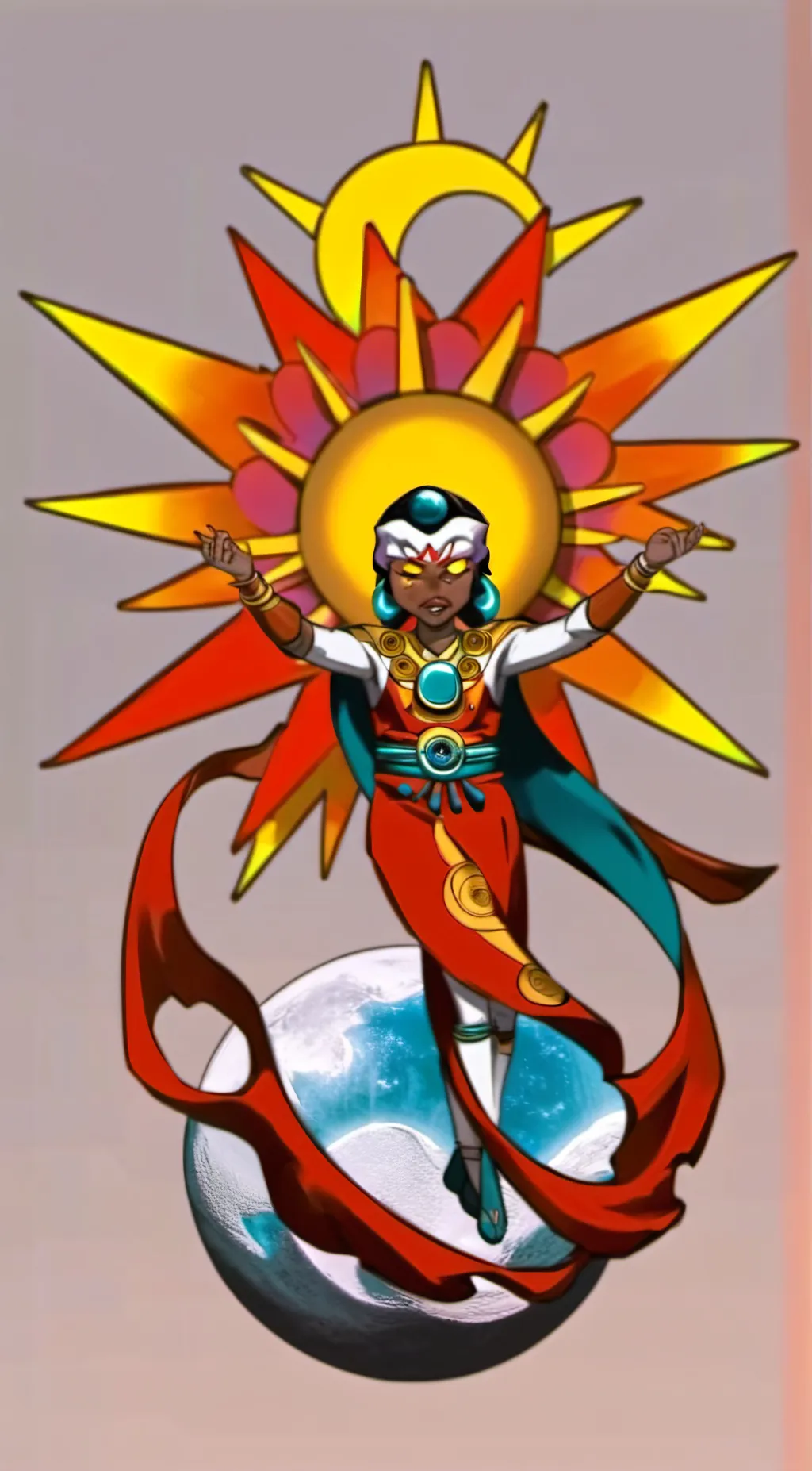 ai character: Solar background