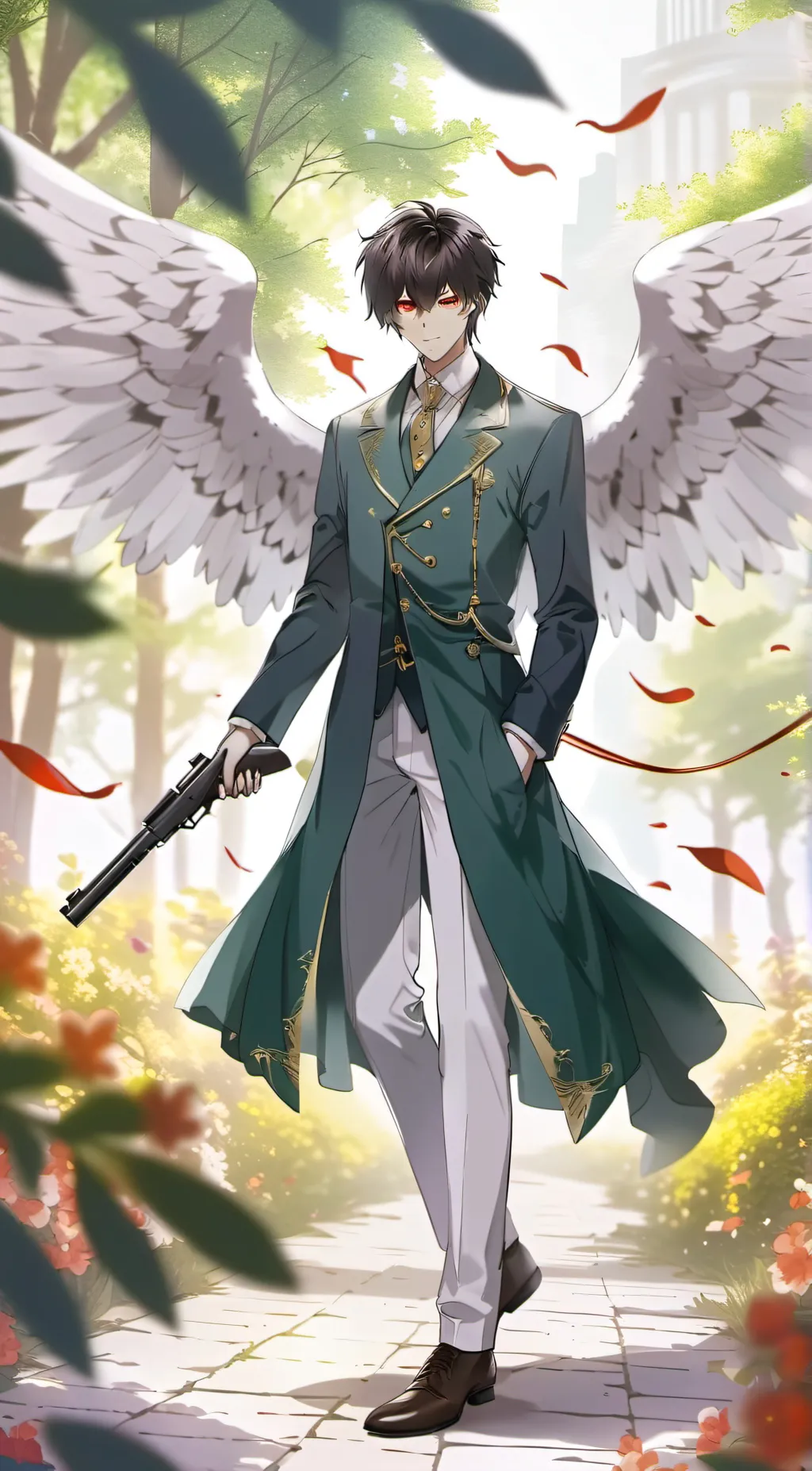 ai character: Angel killer  background