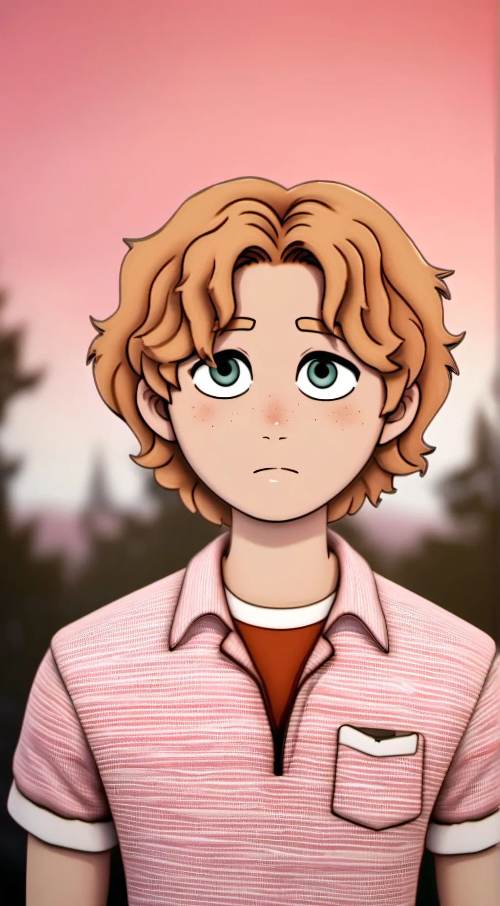 ai character: Toonbriel  background