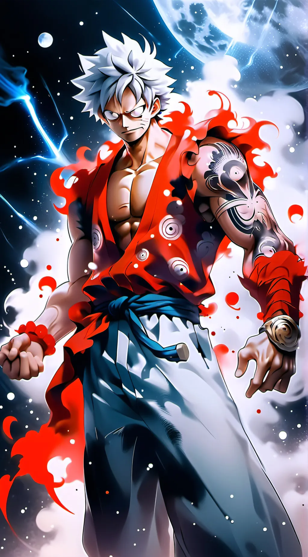 ai character: monkey D. luffy background