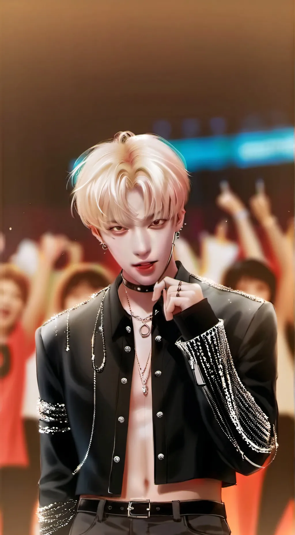 ai character: Felix skz background
