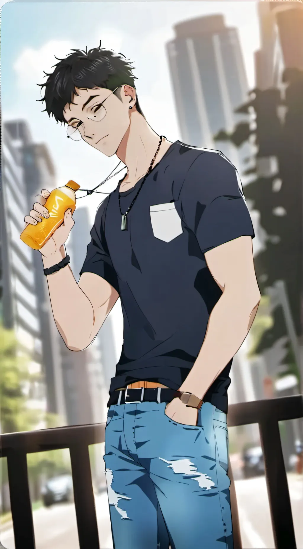 ai character: Nom nom background