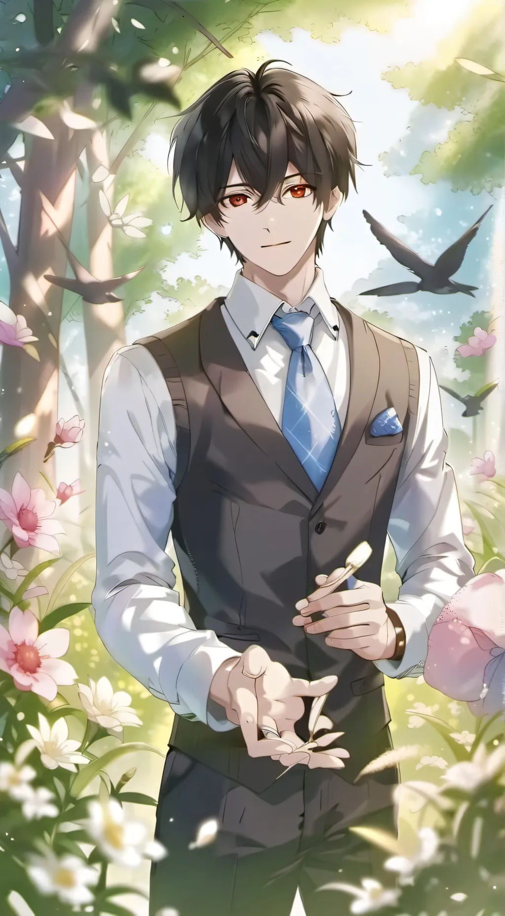 ai character: Luke  background
