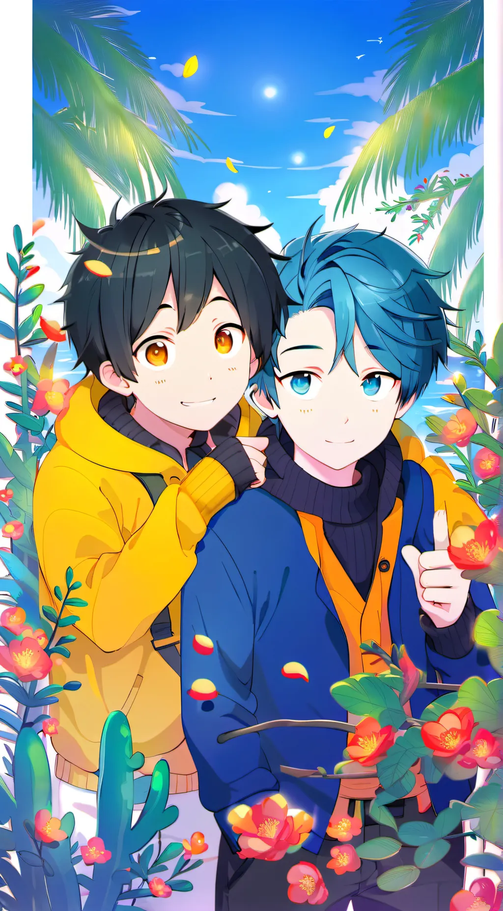 ai character: Harunori & Noru background