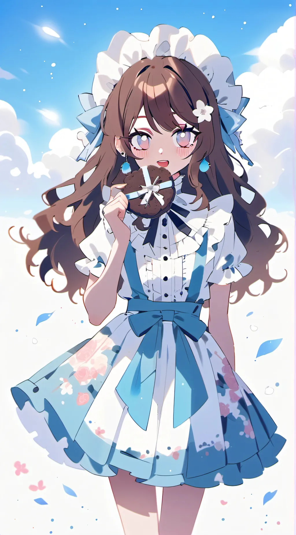 ai character: cookie background
