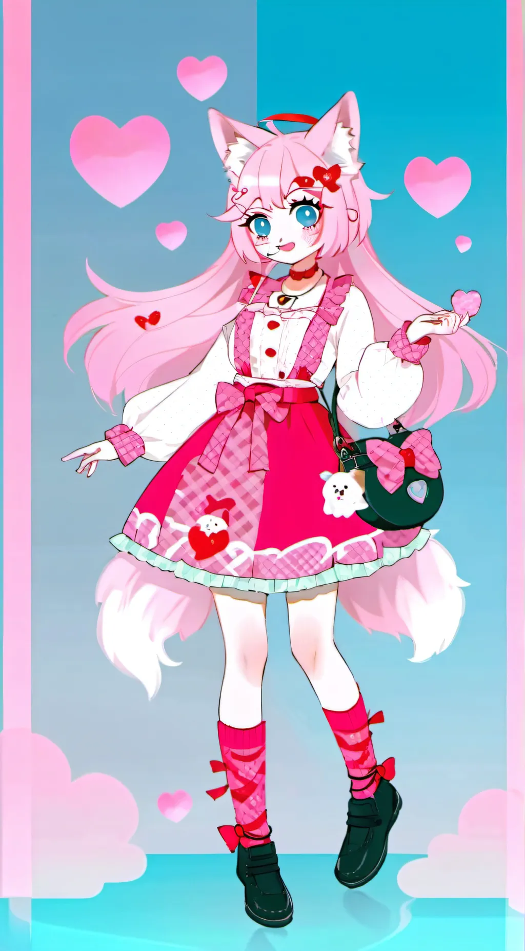 ai character: Pinky background
