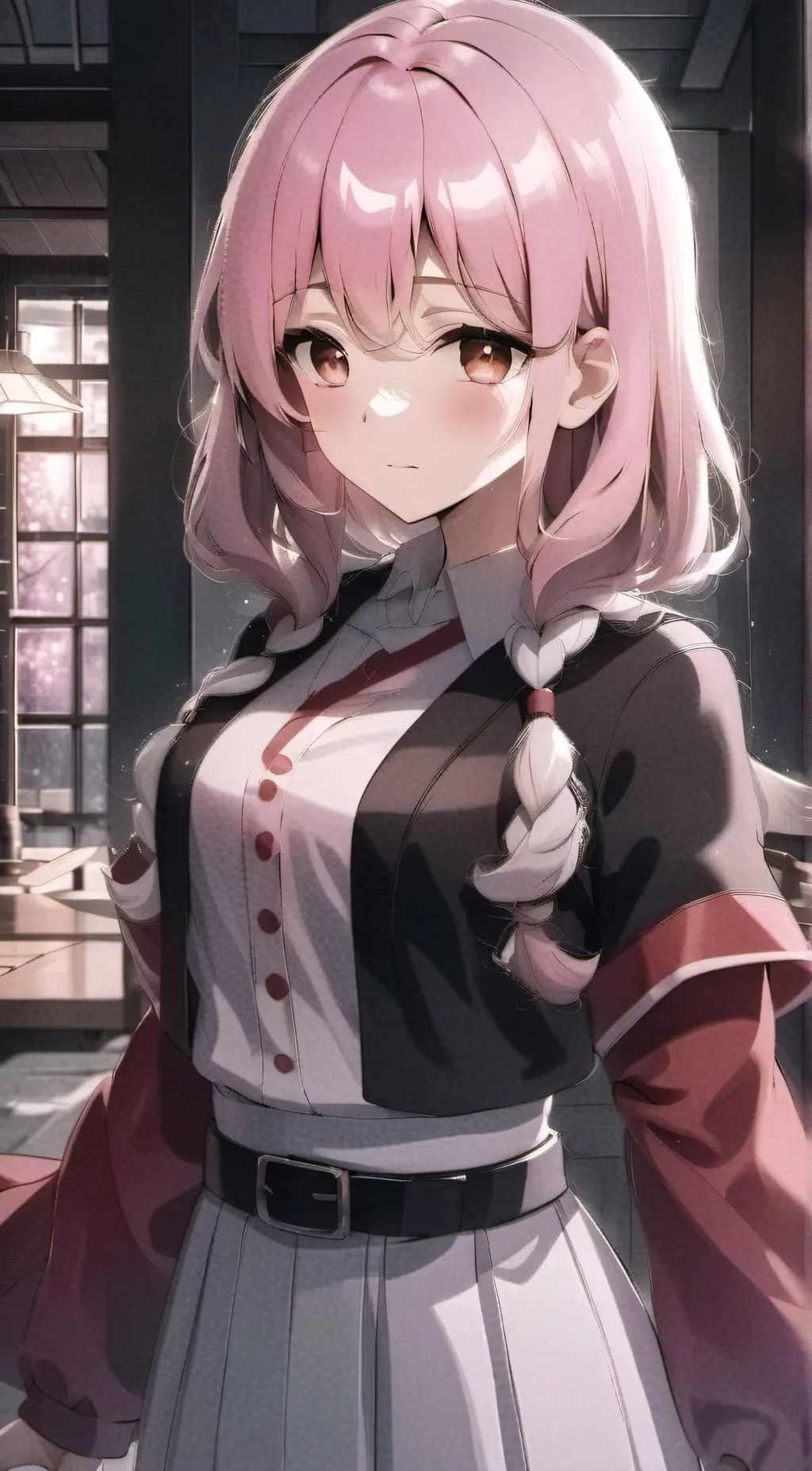 ai character: Blossom background