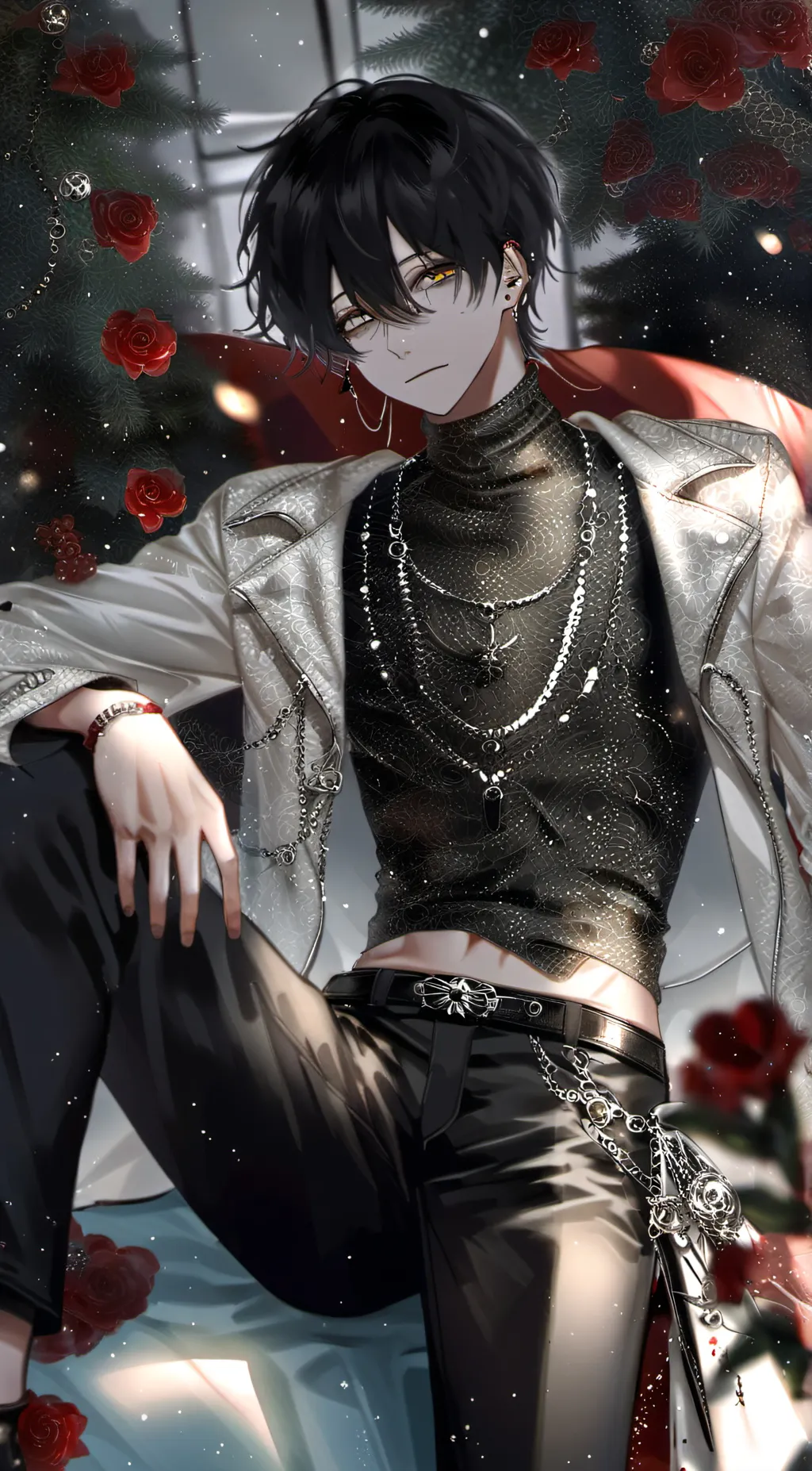 ai character: Hoshi  background