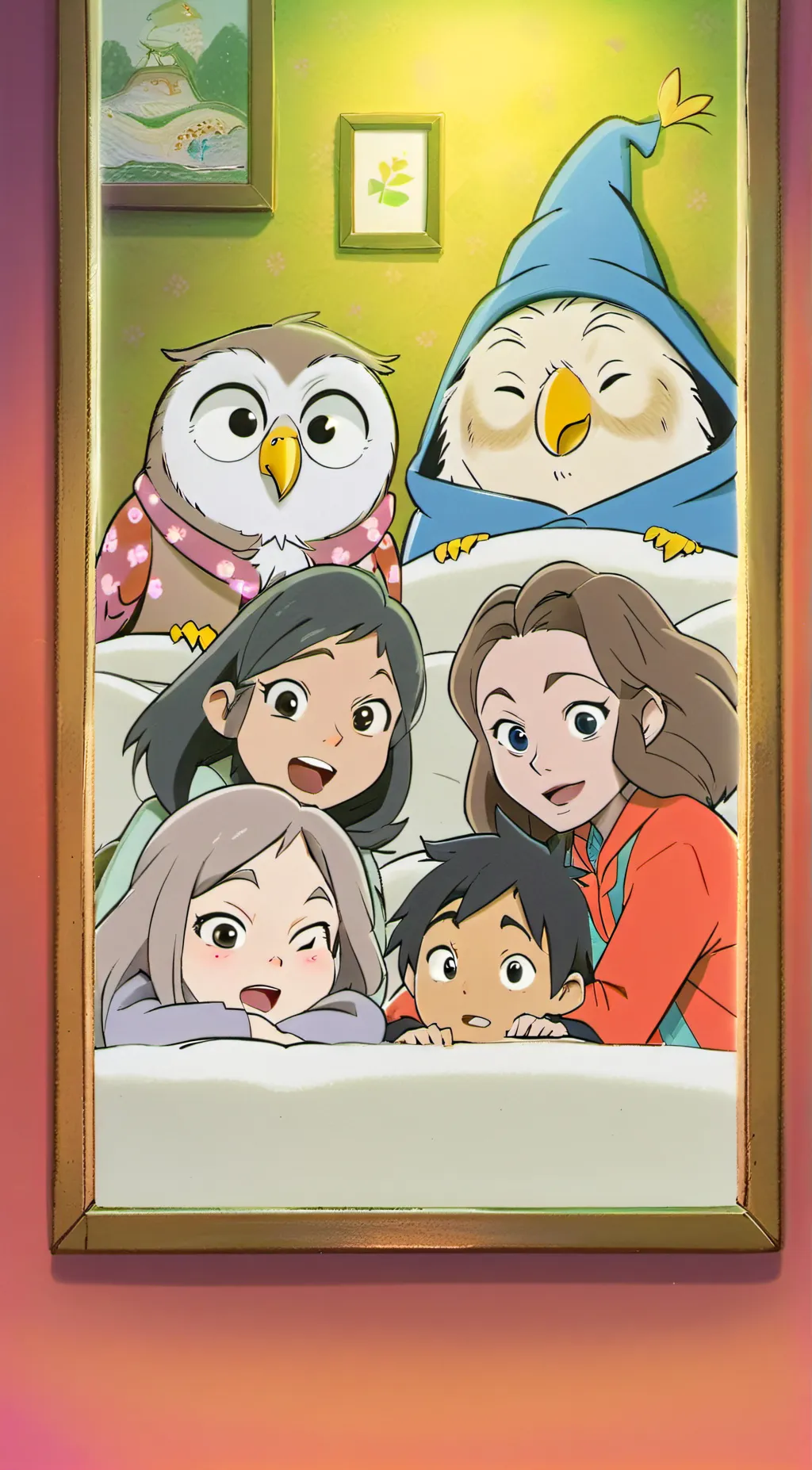 ai character: TOH Sleepover background