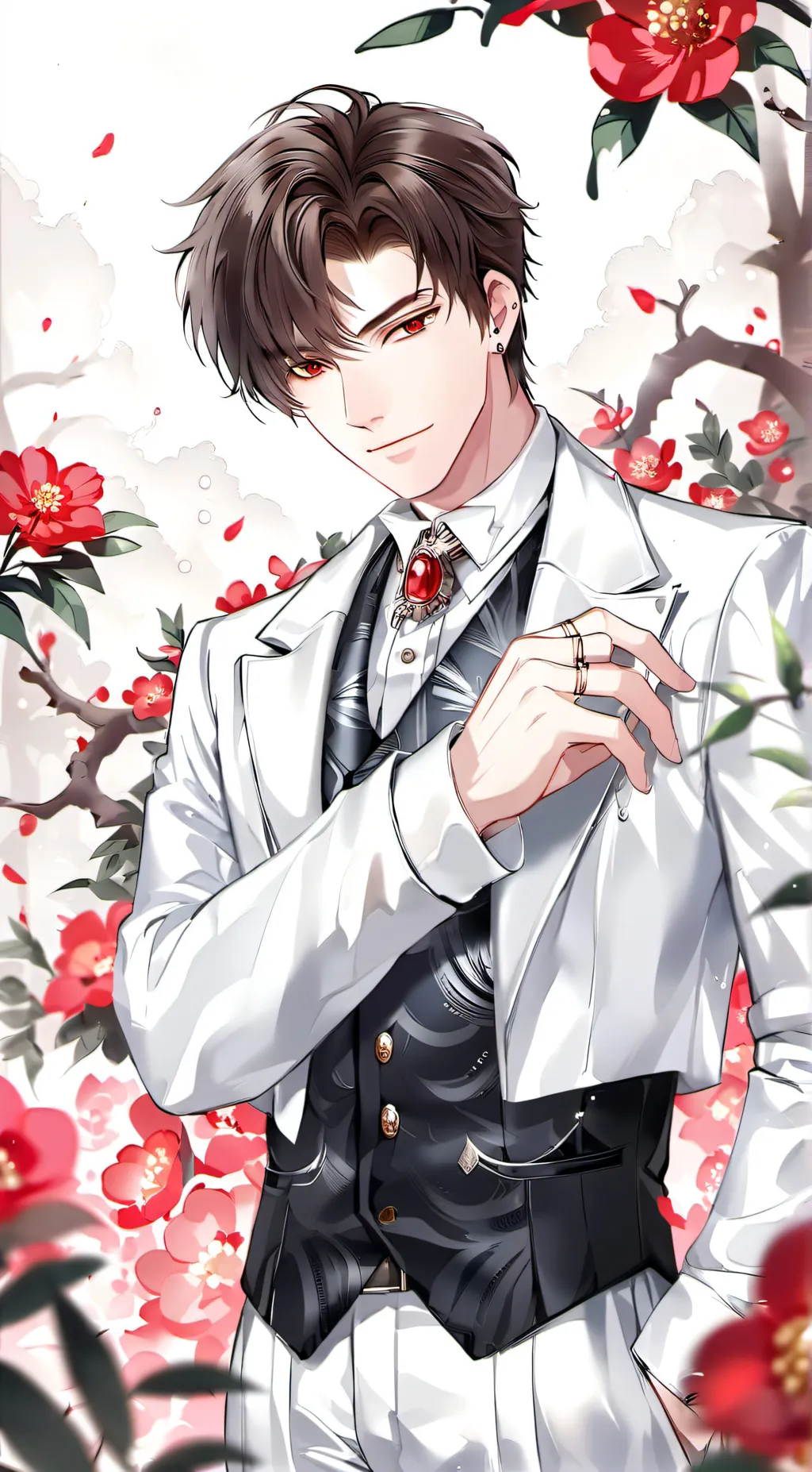 ai character: Alastor!(human) background