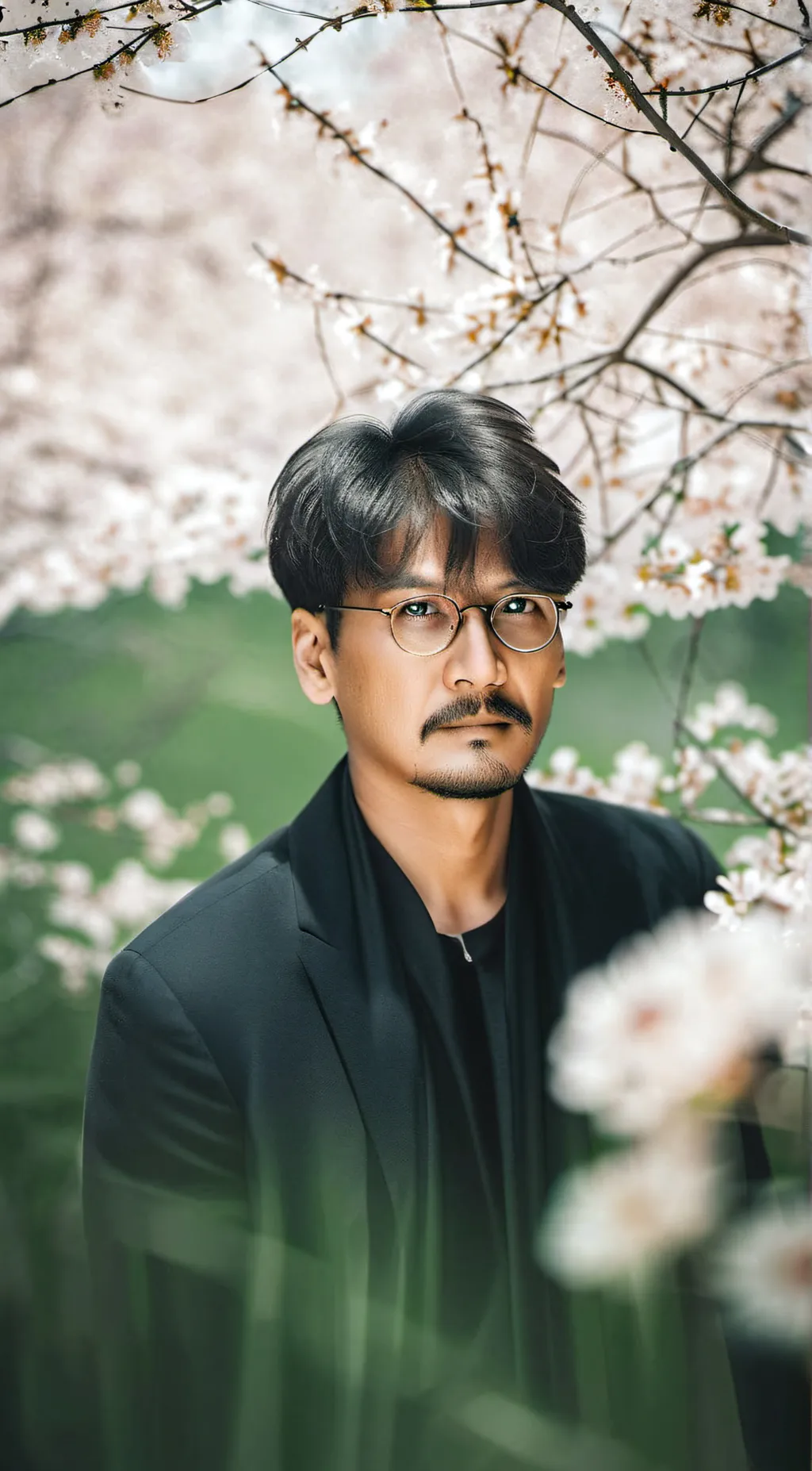 ai character: Hideo Kojima background