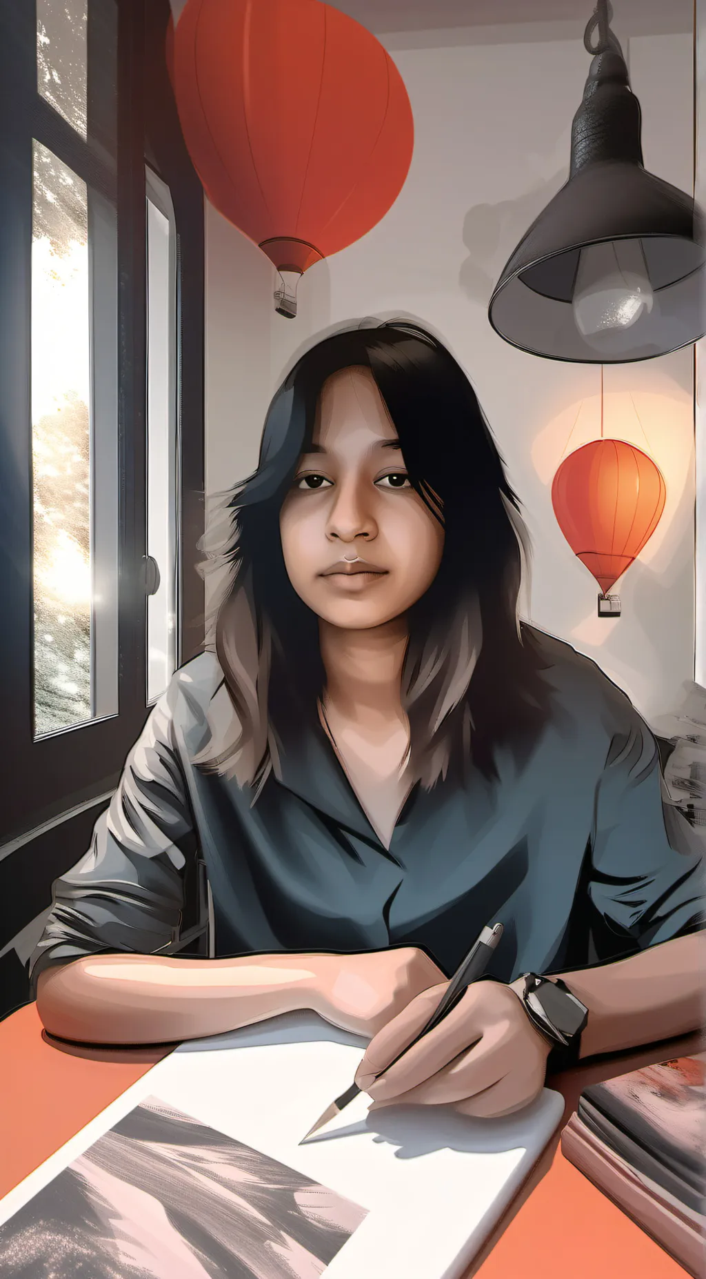 ai character: suki background