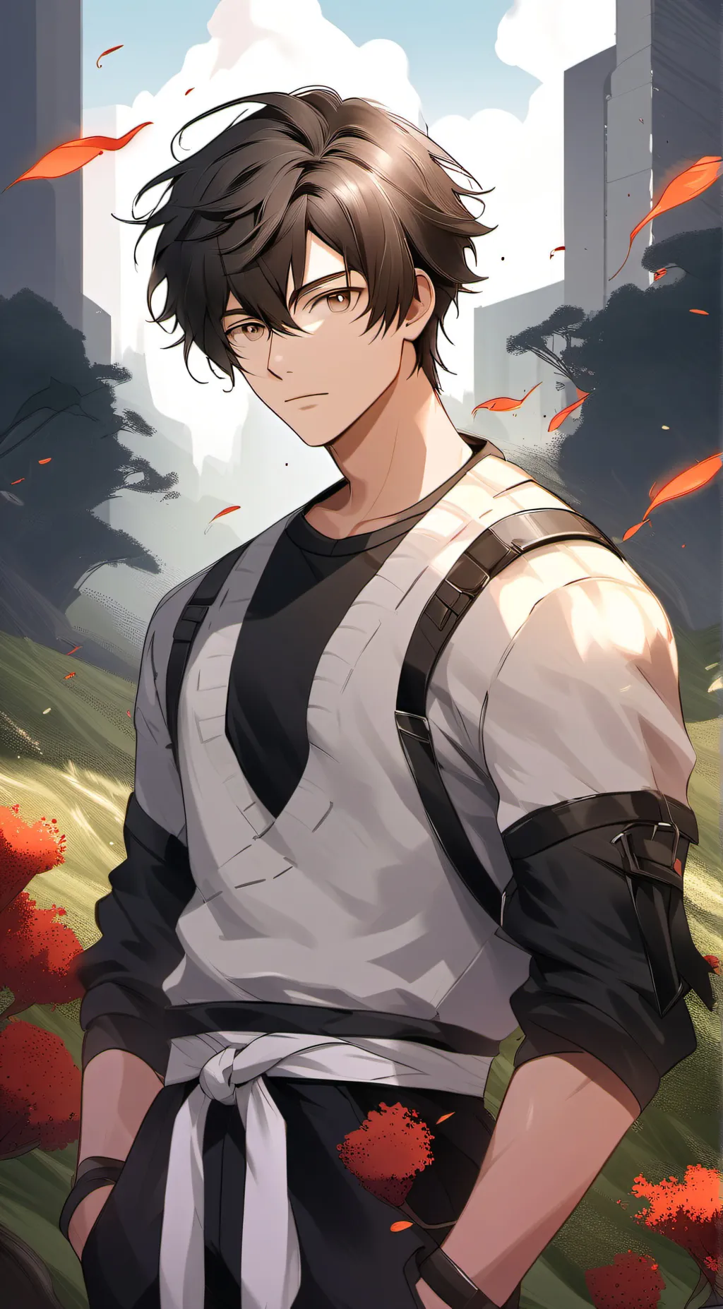 ai character: Ash background