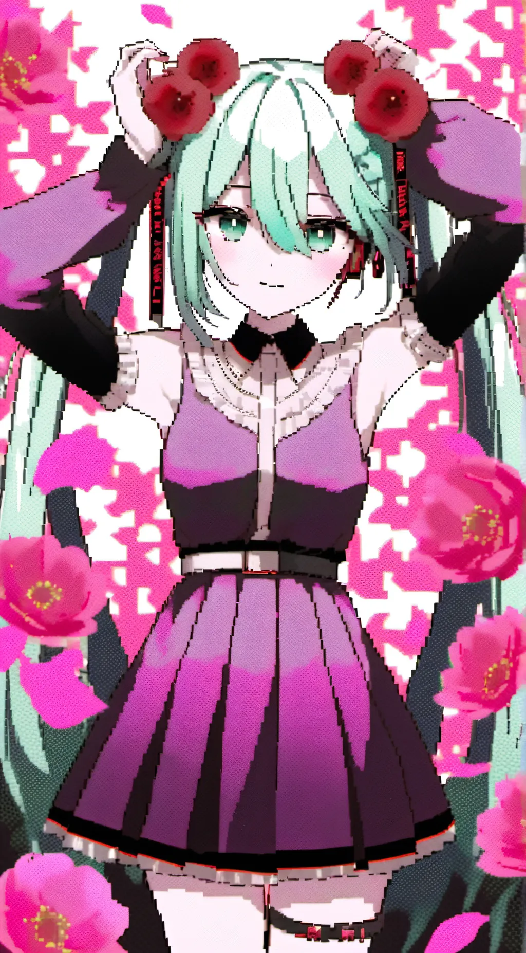 ai character: Hatsune Miku background