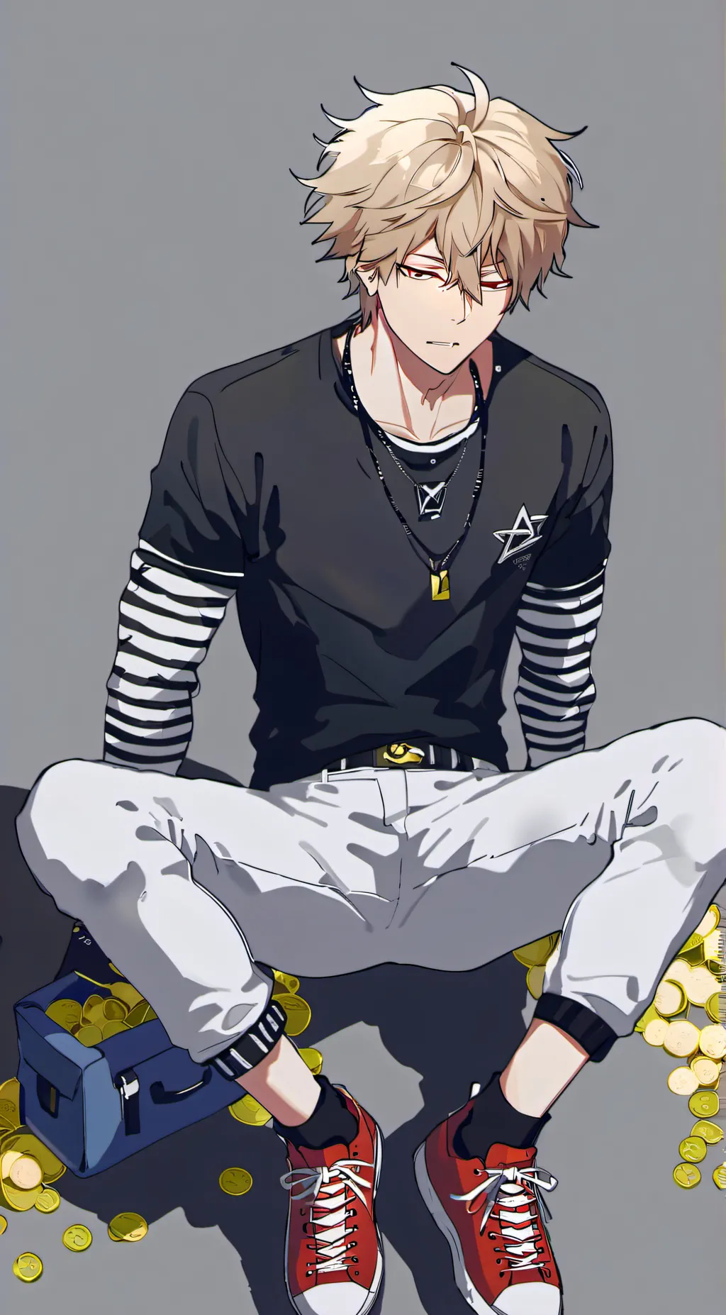 ai character: Bakugo background