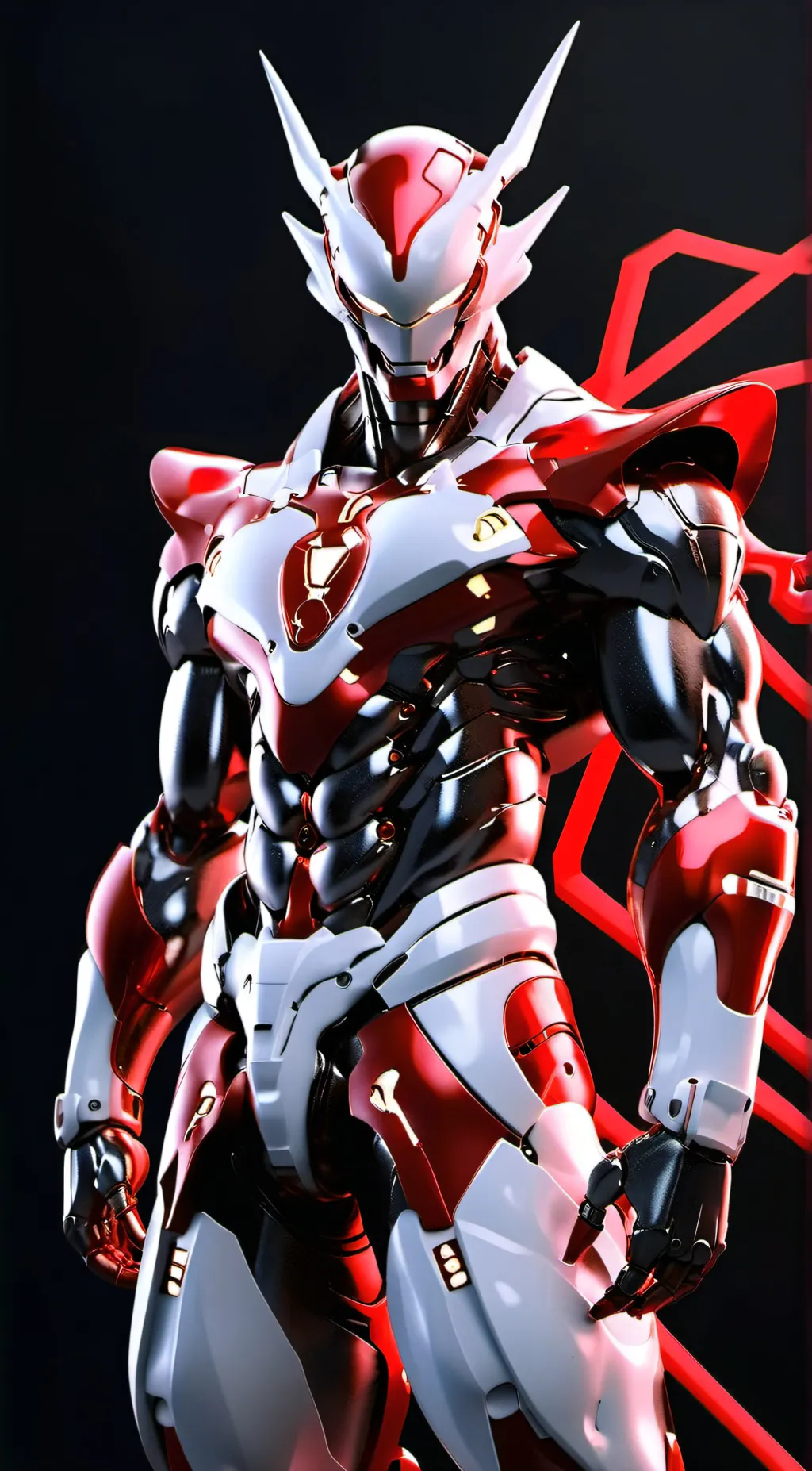 ai character: titan dragon man background