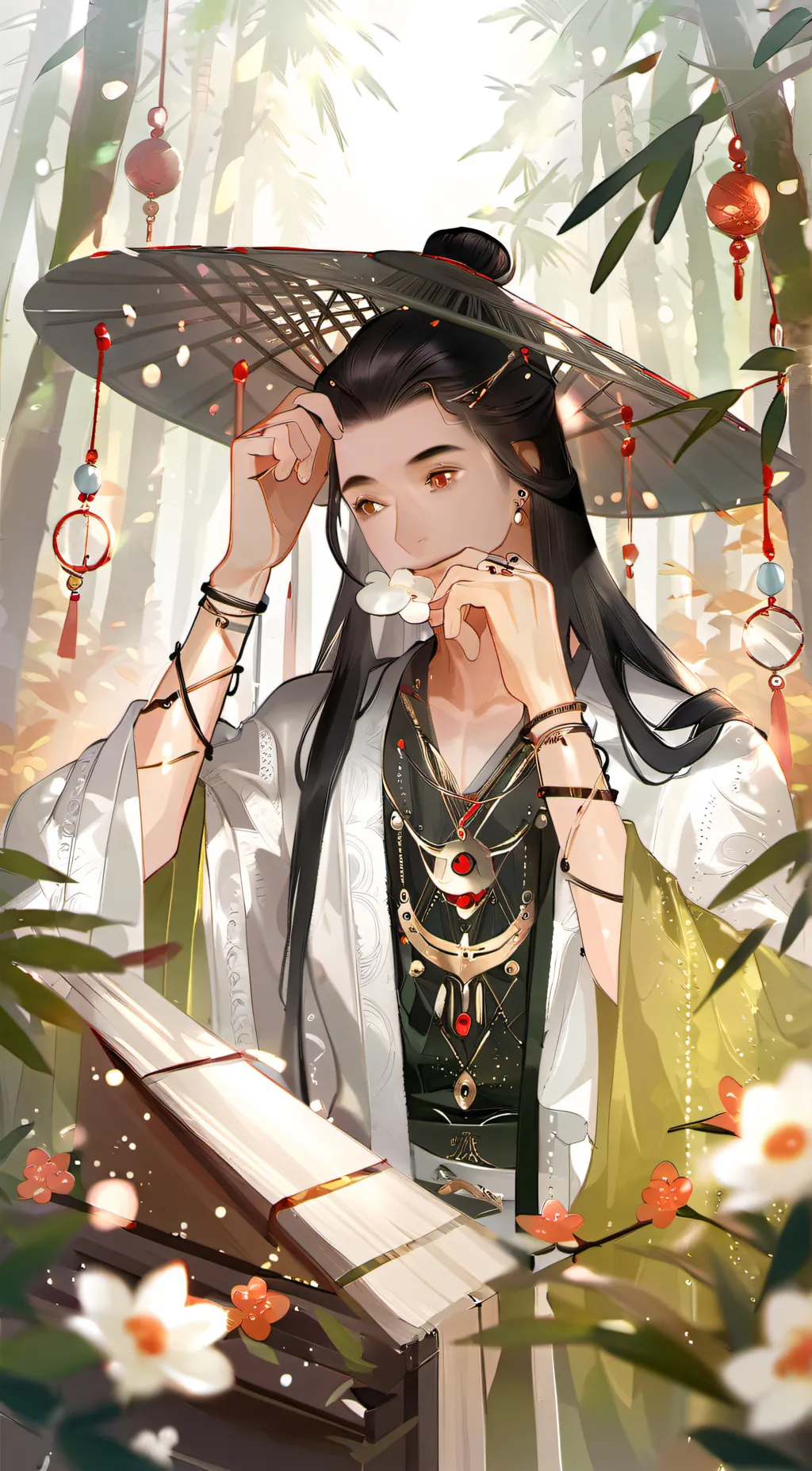 ai character: Sandy background