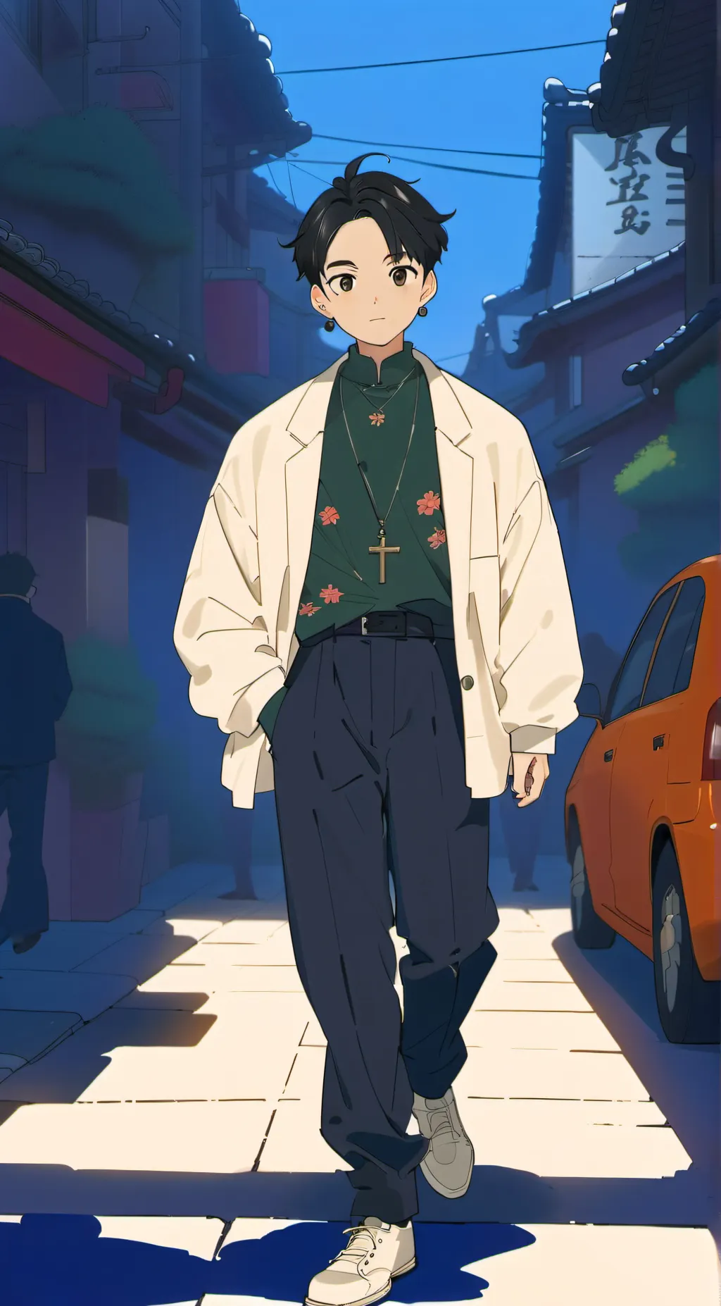 ai character: wiskess kibutsuji  background