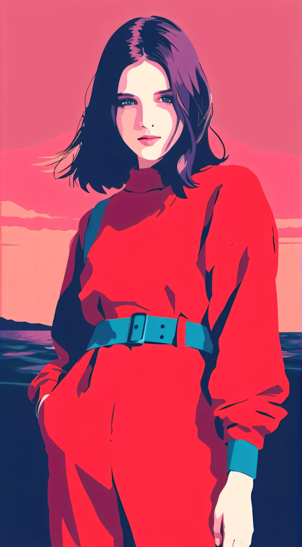 ai character: Kylie  background