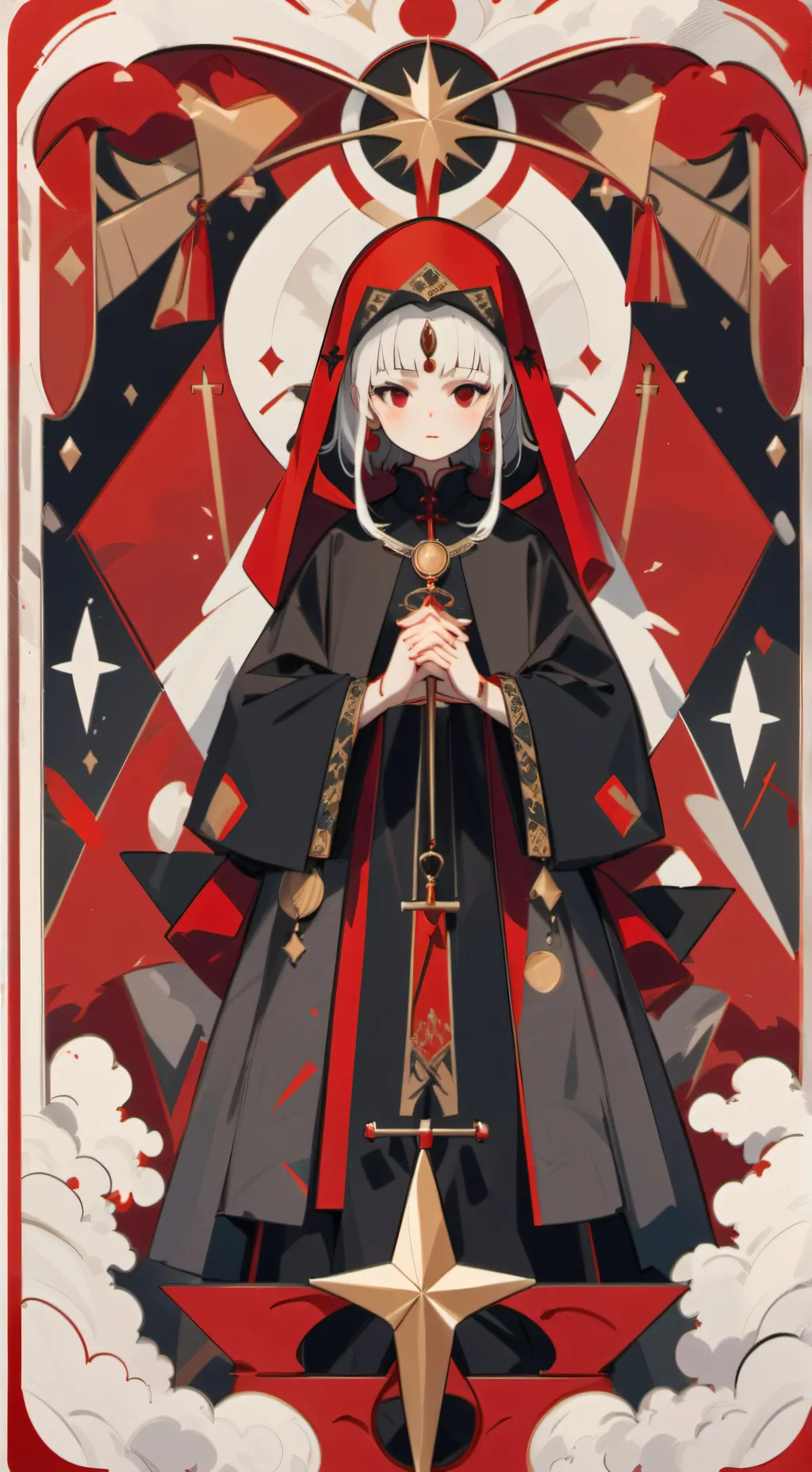 ai character: 🔮A Forten Teller🔮 background