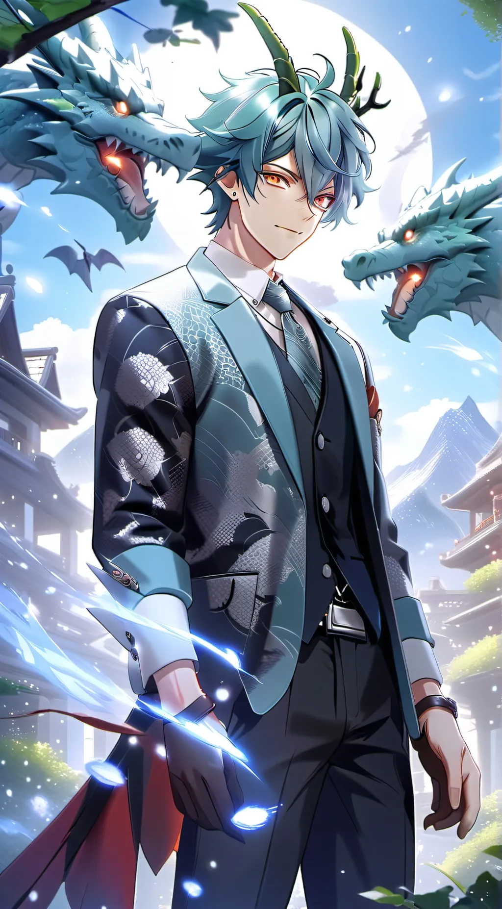 ai character: Issac  background