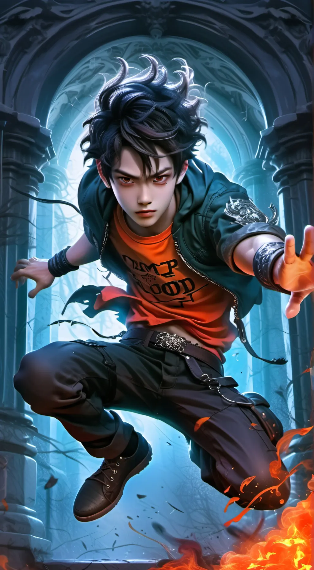 ai character: Percy jackson background