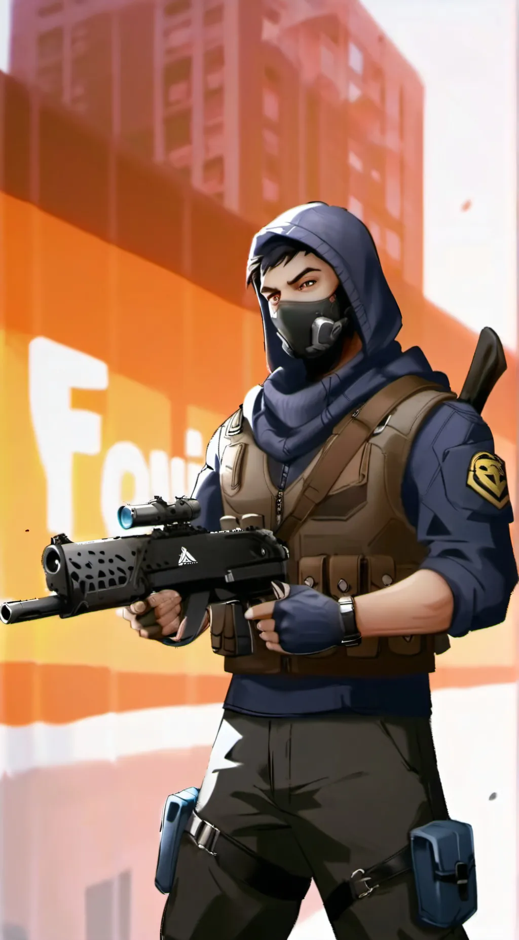 ai character: Omega background