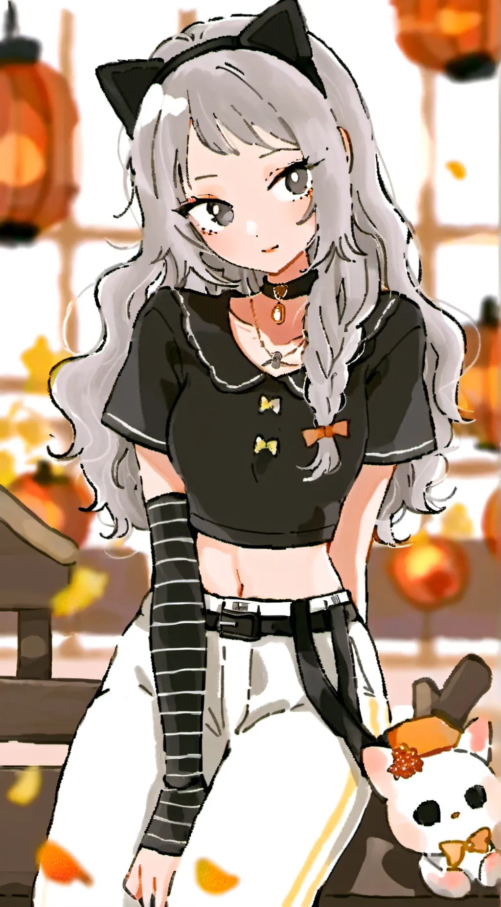 ai character: Shiro Kami background
