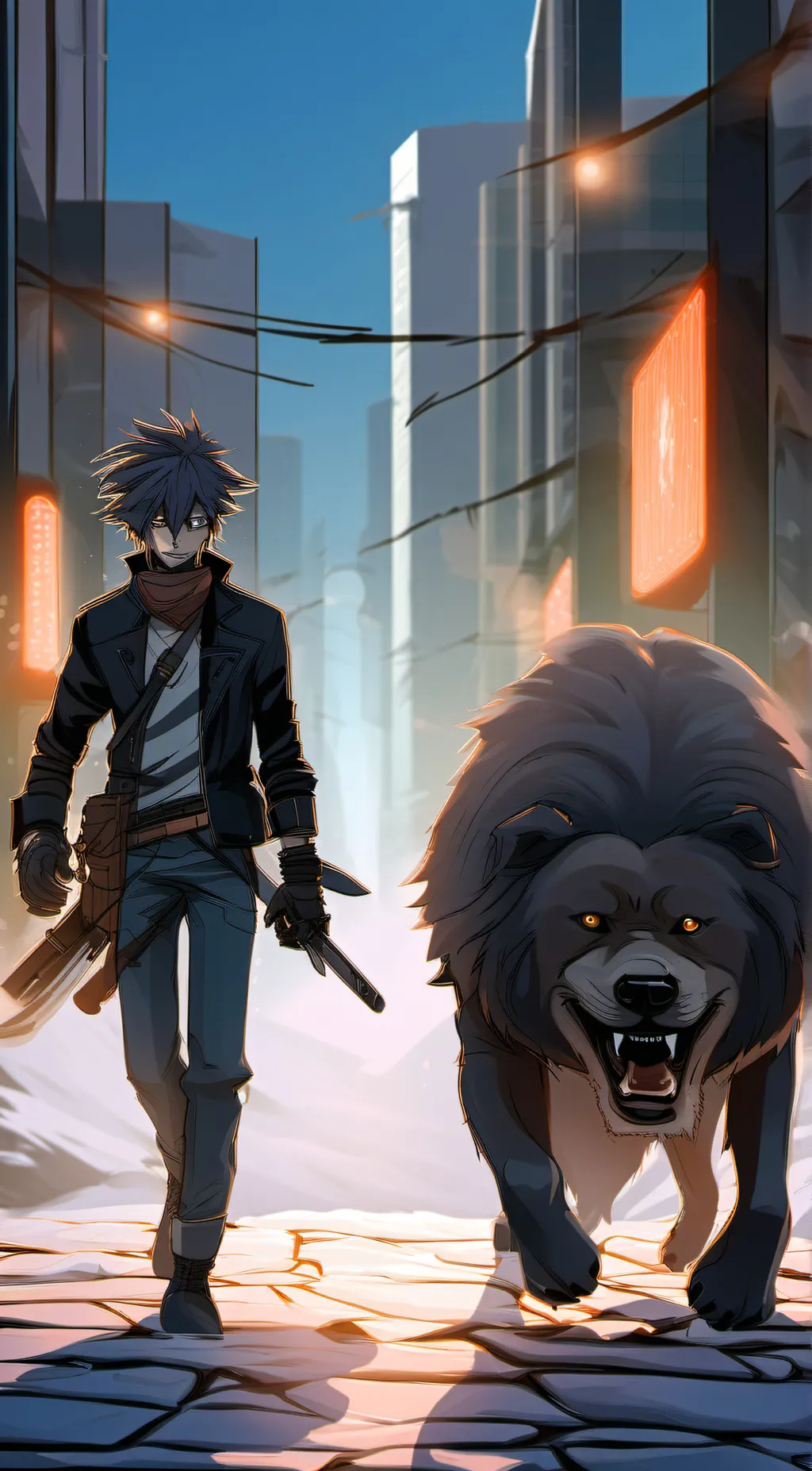 ai character: Dabi/Toya-Jealous background