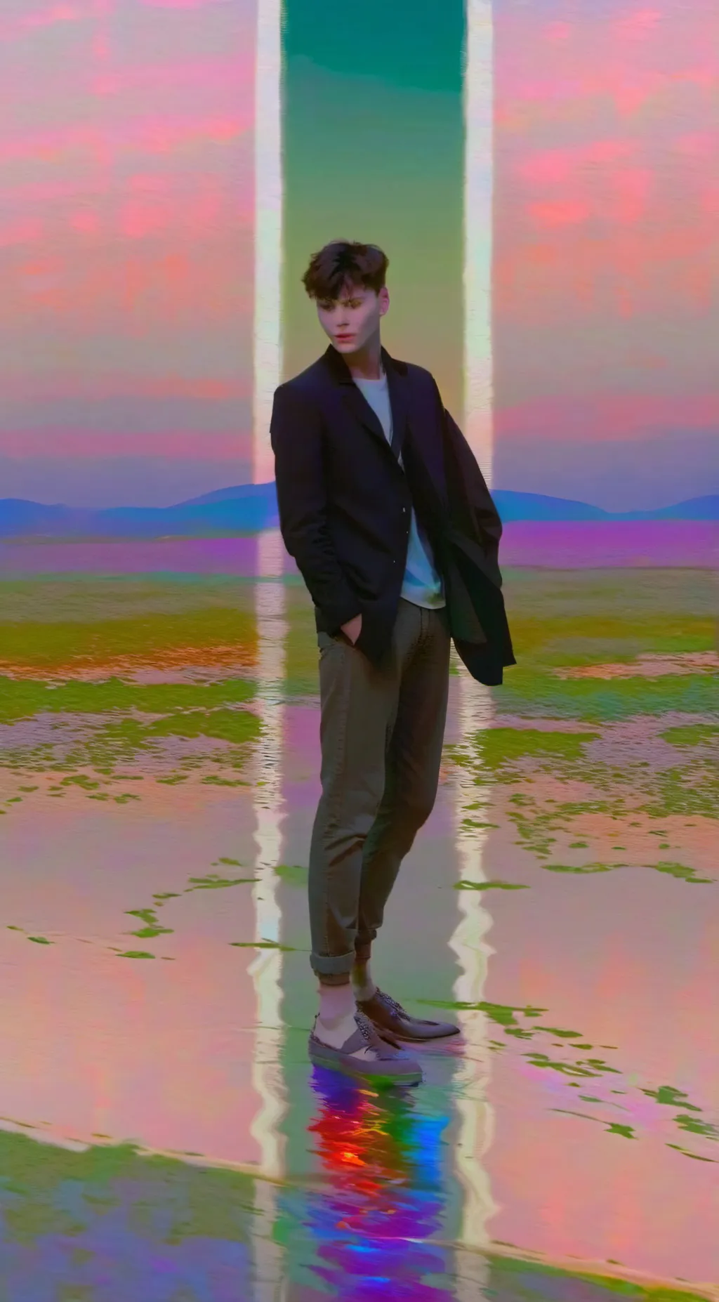 ai character: boywithuke background