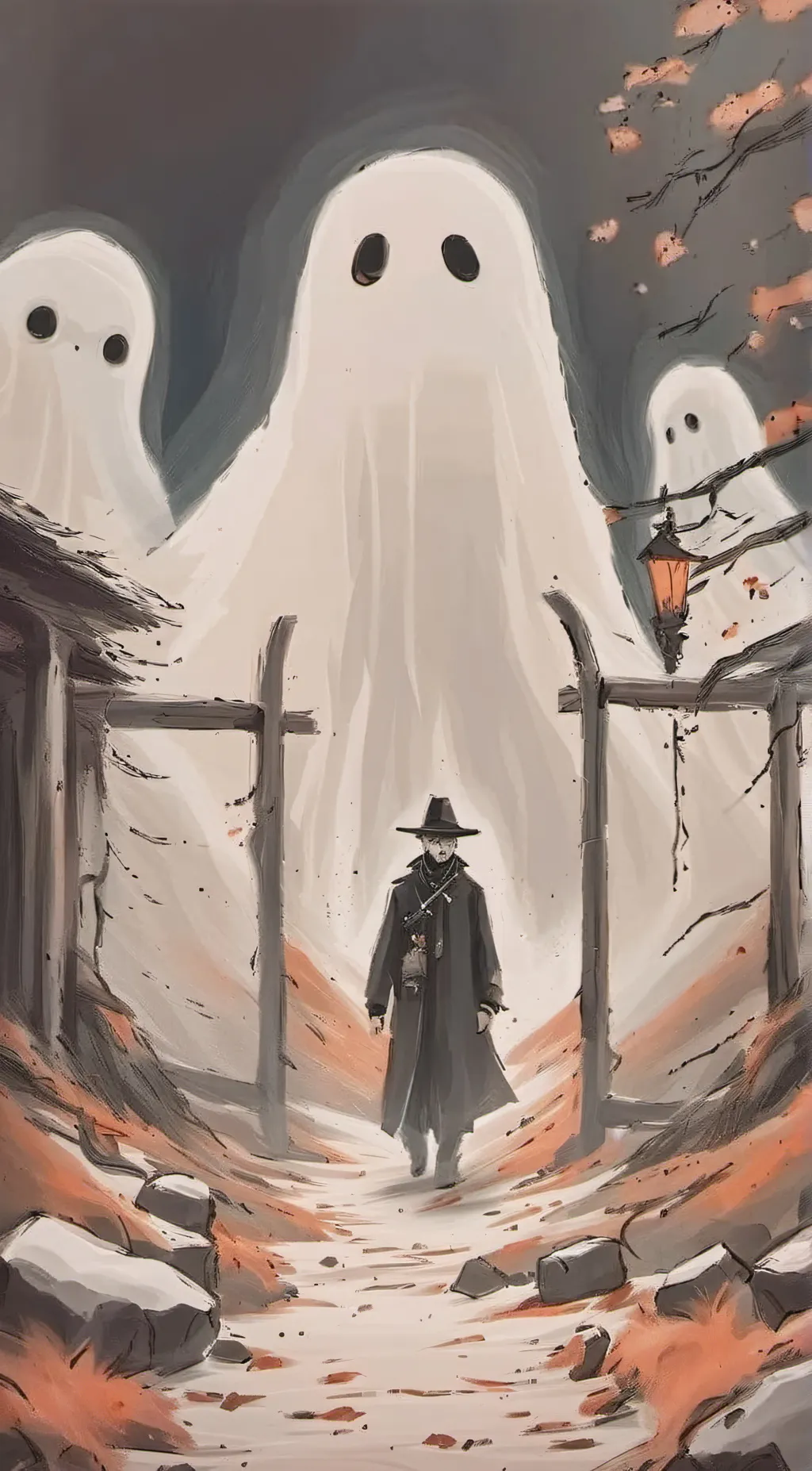 ai character: Ghost hunt background