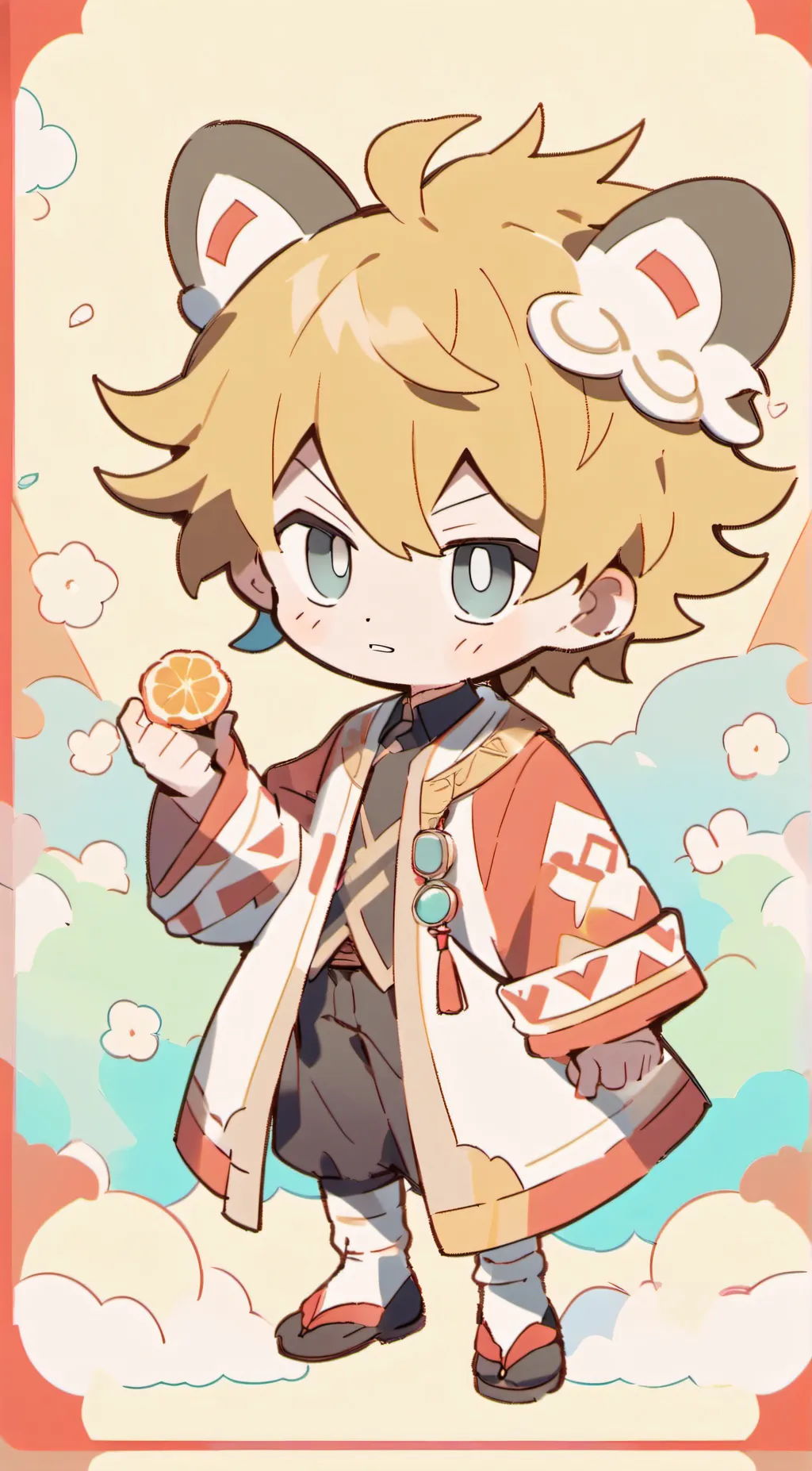 ai character: Zenitsu x muichiro background