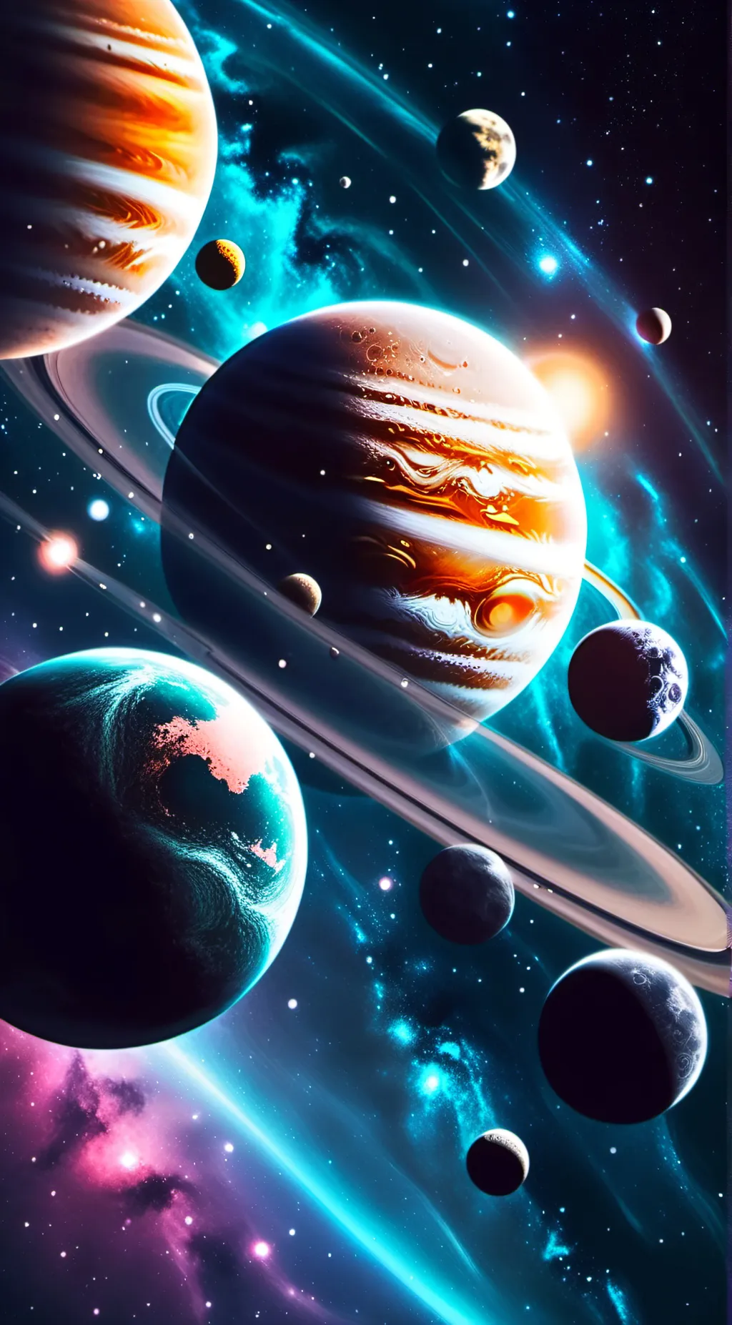 ai character: Solarballs background
