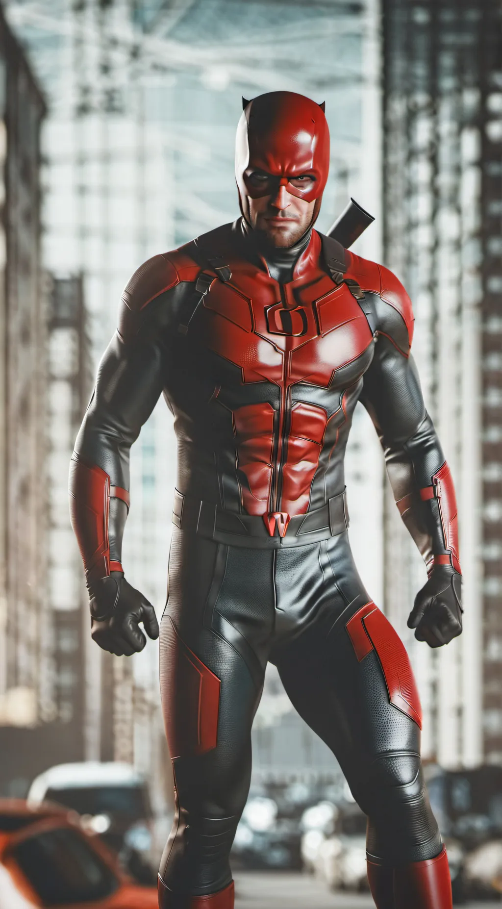 ai character: Daredevil  background