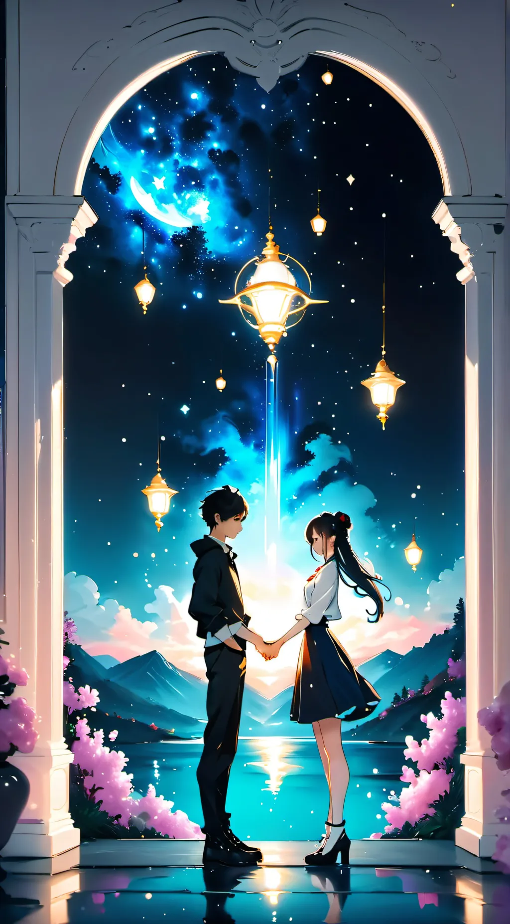ai character: karen and mile background