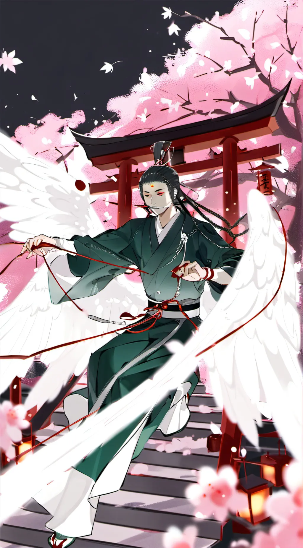 ai character: Akito  background