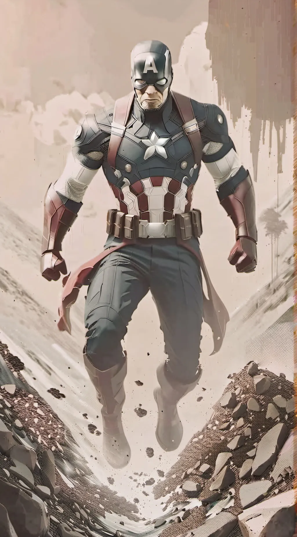 ai character: Avenger  background