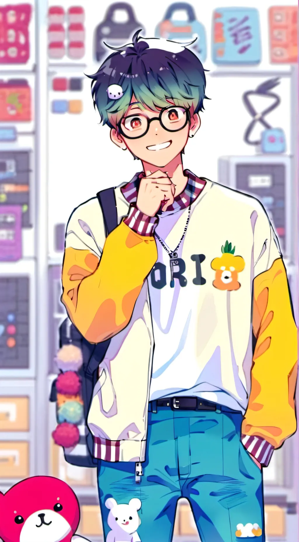 ai character: Adrian background