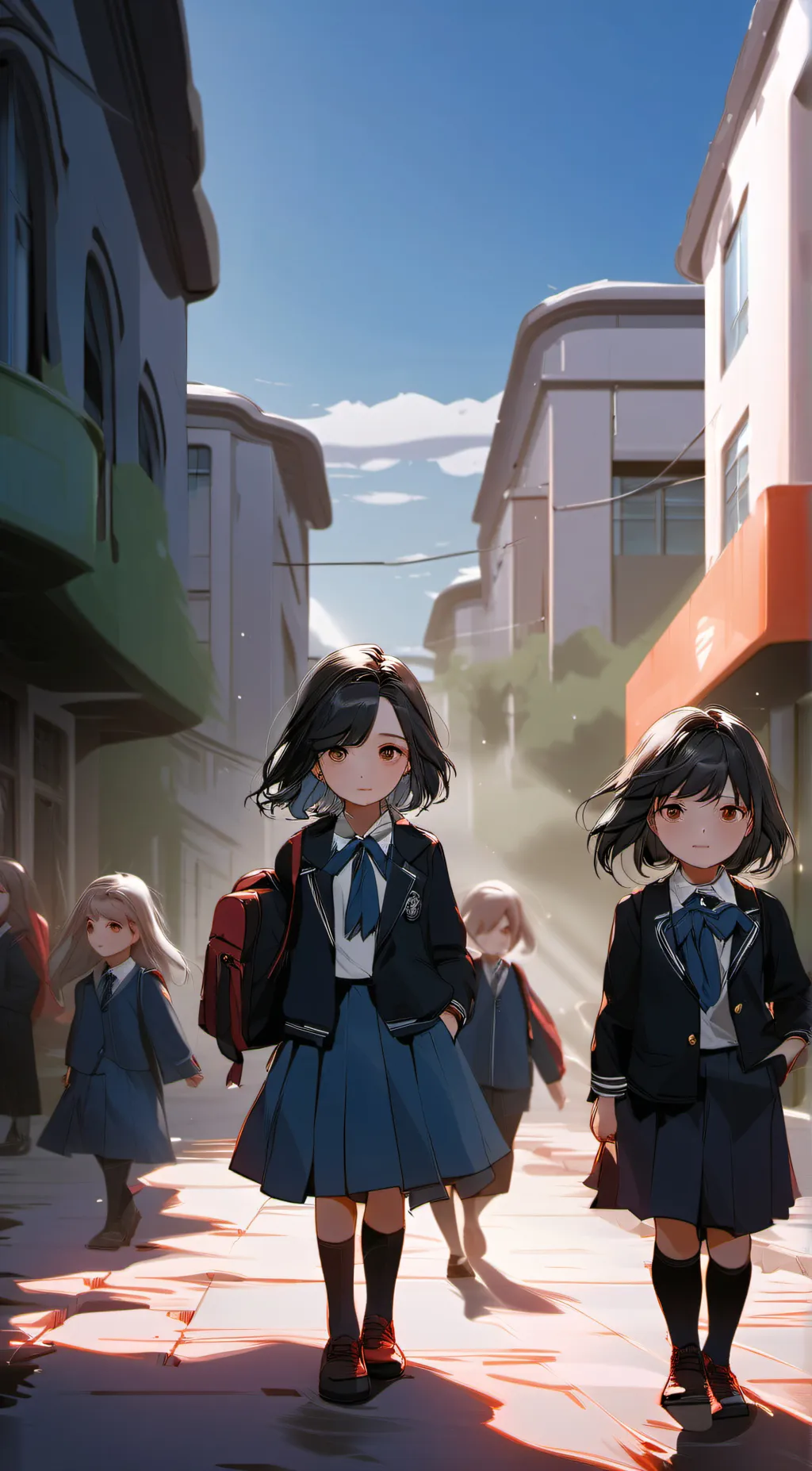 ai character: baoci grade two background