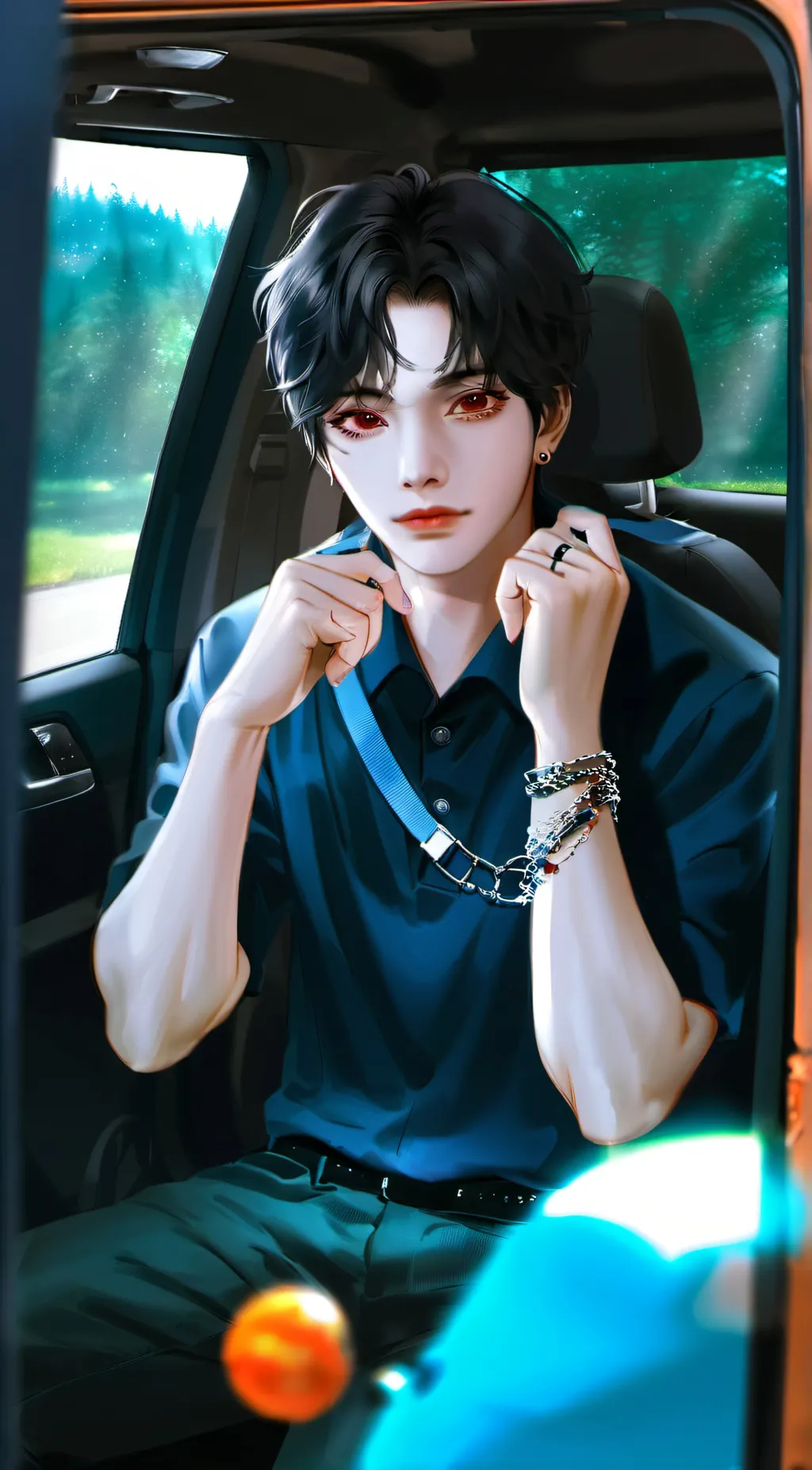 ai character: sus boy 🥴🥵😏 background