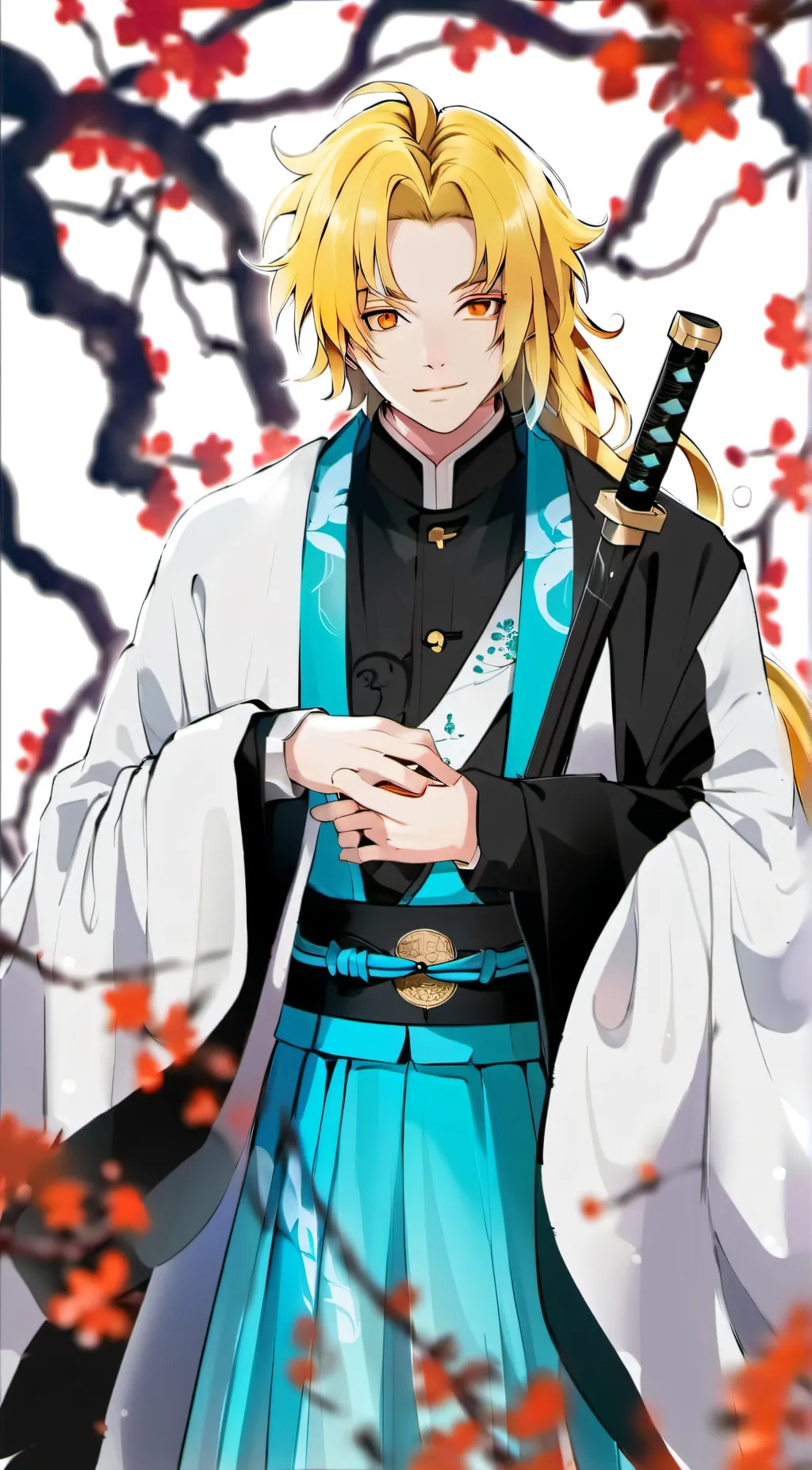 ai character: Zenitsu  background