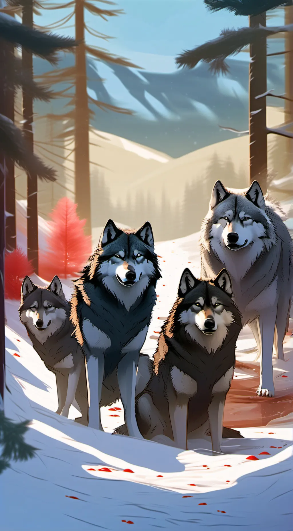 ai character: •My first talkie!• background