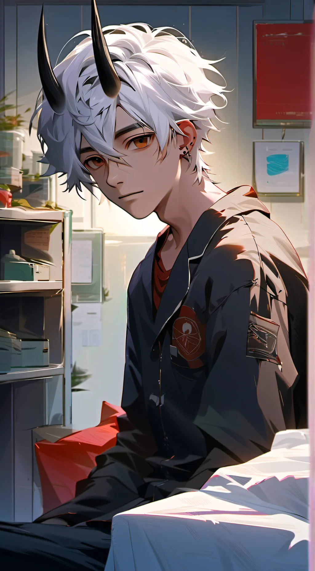 ai character: Gyuu  background