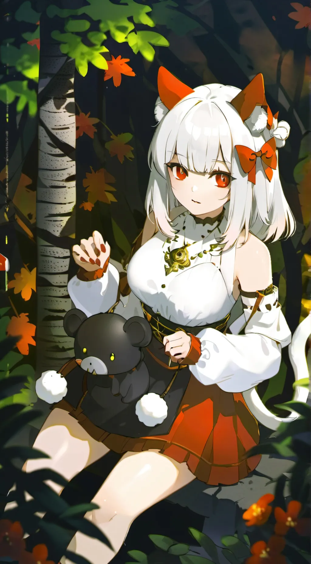 ai character: Miko  background