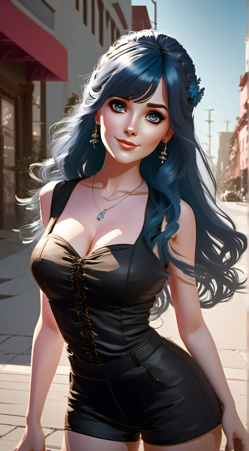 ai character: Sapphire background