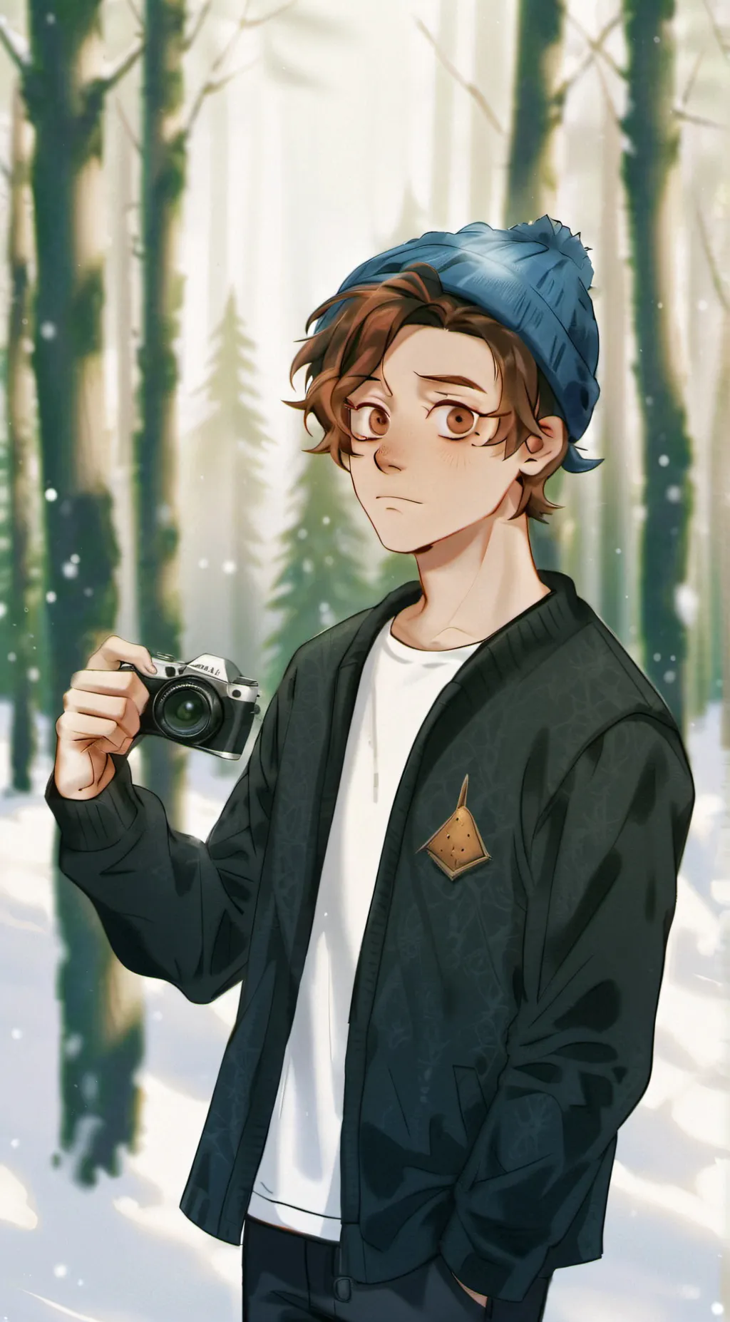 ai character: Dipper Pines background