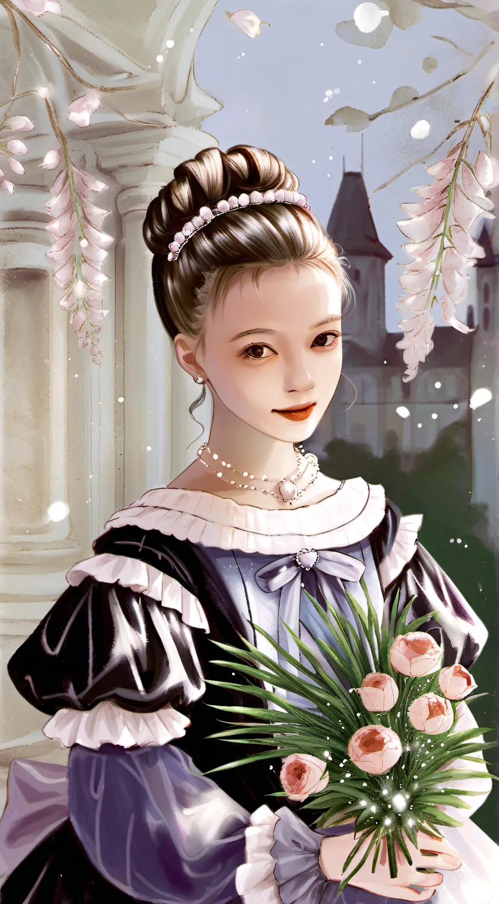 ai character: Enmu x Rui background